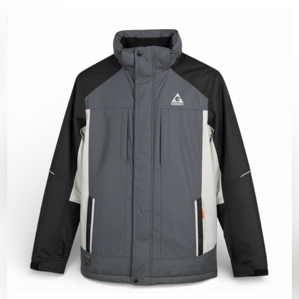 Gerry Youth Ski Jacket Gray Black Size L 14/16 No Inner Liner